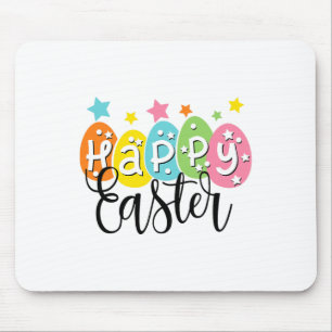 Happy Oaster Bunny Egg Hunt Ostertag Shirt Familie Mousepad