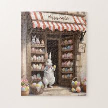 Happy Oaster Bunny Egg Market Wasserfarbe