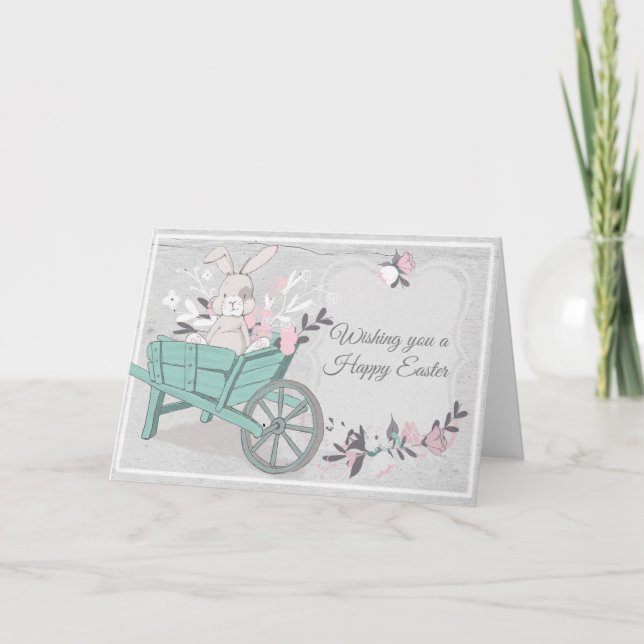 Happy Oaster Bunny Feiertagskarte (Vorderseite)