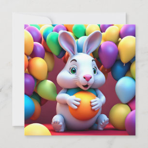 Happy Oaster Bunny Feiertagskarte