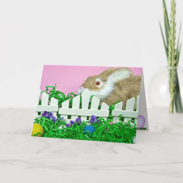 Happy Oaster Bunny Feiertagskarte (Vorderseite)