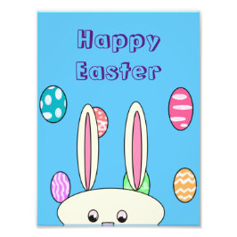 Happy Oaster Bunny Fotodruck