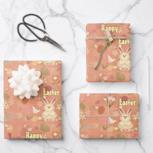 Happy Oaster Bunny Geschenkpapier Set