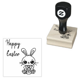 Happy Oaster Bunny Gummistempel
