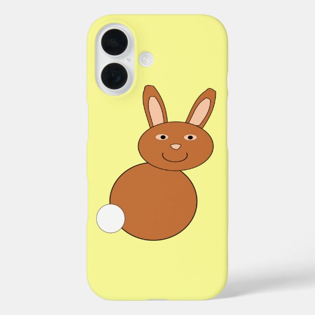 Happy Oaster Bunny iPhone Case (Rückseite)