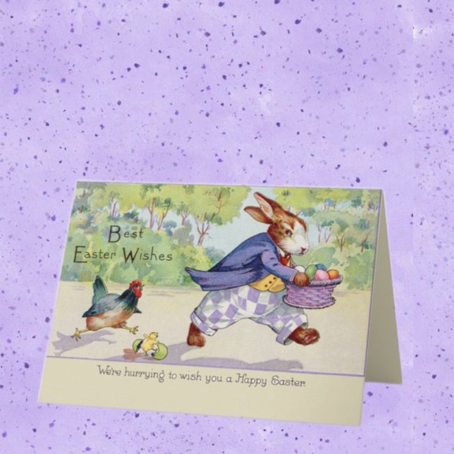 Happy Oaster Bunny Karte (Von Creator hochgeladen)