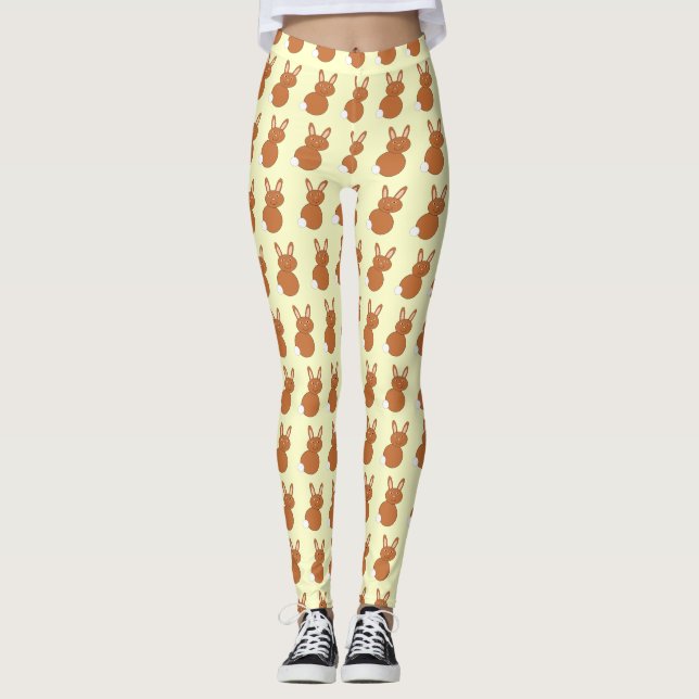 Happy Oaster Bunny Leggings (Vorderseite)