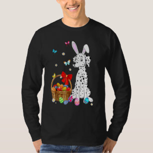 Happy Oaster Bunny Llama Bringing Ostereier Basken T-Shirt