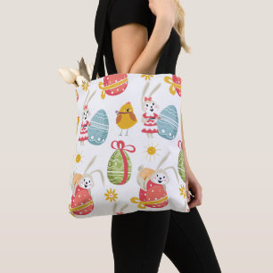 Happy Oaster Bunny mit Ostereiern