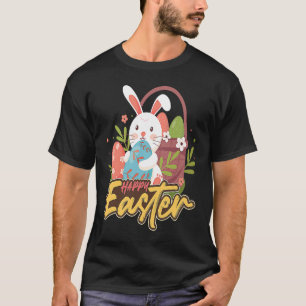 Happy Oaster Bunny Oars Eggs Kaninchen feiern Ei T-Shirt