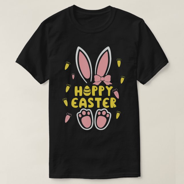 Happy Oaster Bunny Oars Kleidung für Frauen Männer T-Shirt (Design vorne)