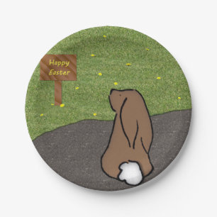 Happy Oaster Bunny Paper Tellers Pappteller