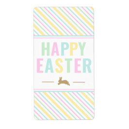 Happy Oaster Bunny Pastel Sticker