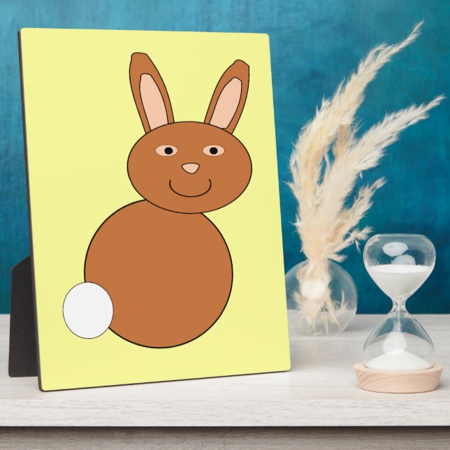 Happy Oaster Bunny Plaque Fotoplatte (Seite)