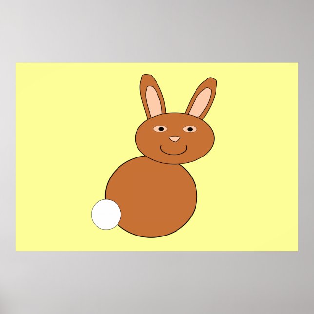 Happy Oaster Bunny Poster (Vorne)