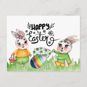 Happy Oaster Bunny Postkarte