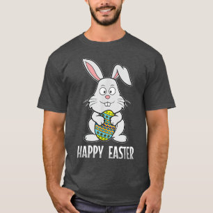 Happy Oaster Bunny Rabbit Egg Hunt Christlich Holi T-Shirt