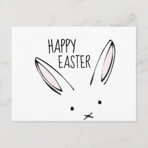 Happy Oaster Bunny Rabbit Postcard Postkarte