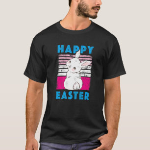 Happy Oaster Bunny Retro Rabbit Kids Kleidung Outf T-Shirt