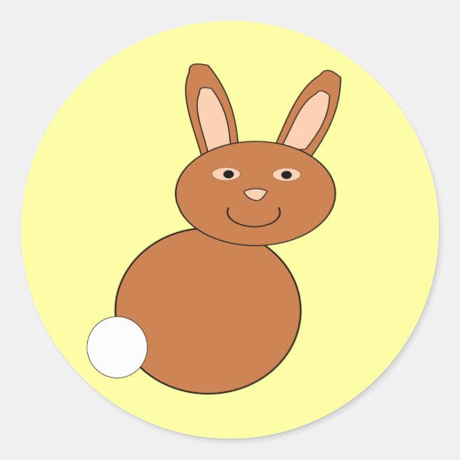 Happy Oaster Bunny Stickers (Vorderseite)