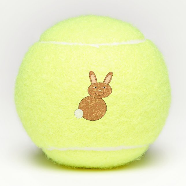 Happy Oaster Bunny Tennisbälle (Vorderseite)