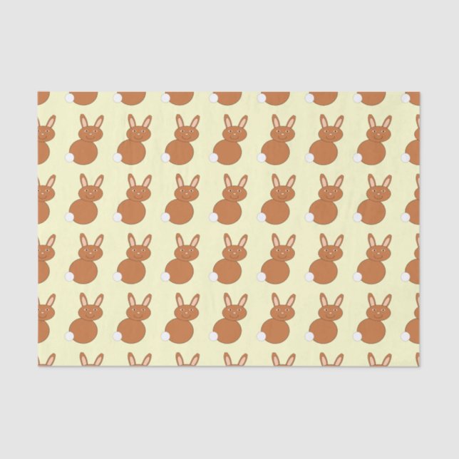 Happy Oaster Bunny Tissue Seidenpapier (Vorderseite)