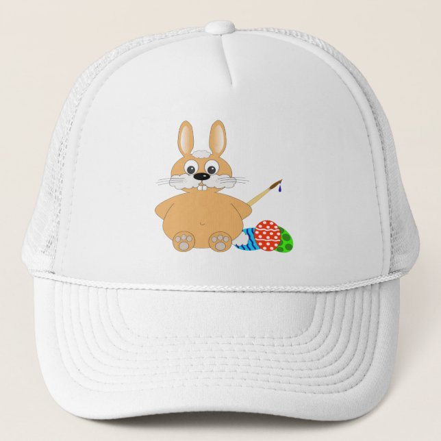Happy Oaster Bunny Truckerkappe (Vorderseite)