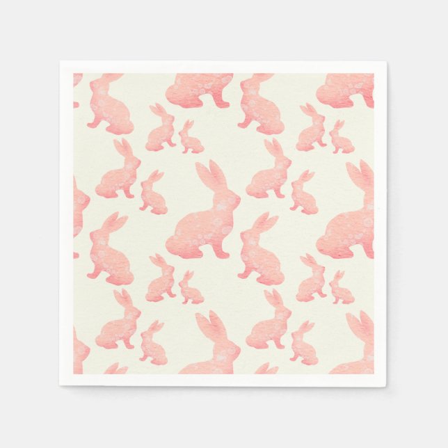 Happy Oaster - Bunny's Muster Serviette (Vorderseite)