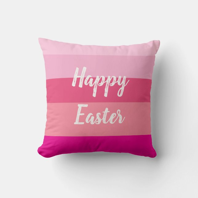 Happy Oaster Candy Colors Throw Kissen (Vorderseite)