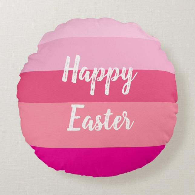Happy Oaster Candy Colors Throw Kissen (Vorderseite)
