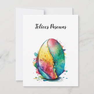Happy Oaster Card Design auf Spanisch Feiertagskarte