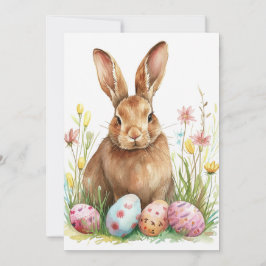 Happy Oaster Cards, Bunny Oaster Eggs Feiertagskarte