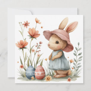 Happy Oaster Cards, Bunny Oaster Eggs Feiertagskarte