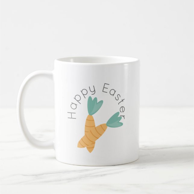 Happy Oaster Carrot Bunch Kaffeetasse (Links)
