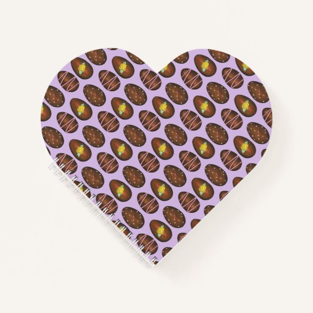 Happy Oaster Chocolate Buttercreme Creme Ei Candy Notizbuch (Vorderseite)