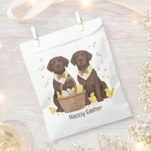 Happy Oaster Chocolate Labrador Retriever Hunde Geschenktütchen