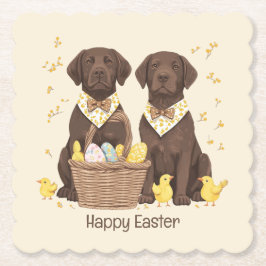 Happy Oaster Chocolate Labrador Retriever Hunde Untersetzer