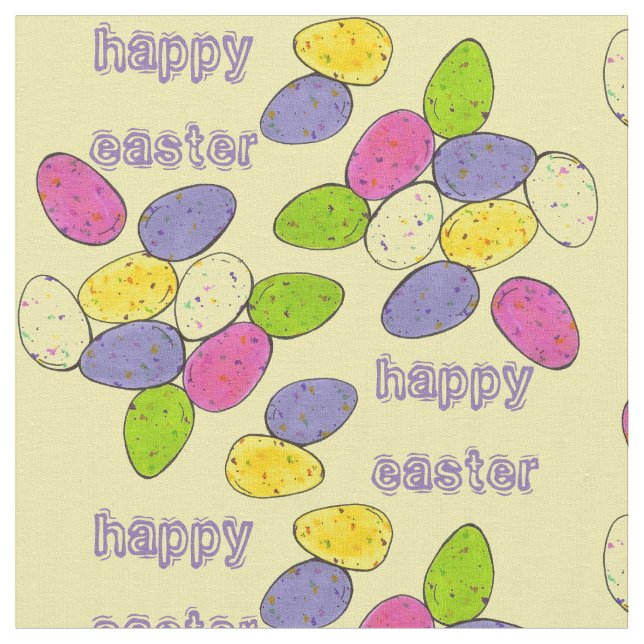 Happy Oaster Chocolate Malted Egg Candy Süßigkeite Stoff (Nahaufnahme)