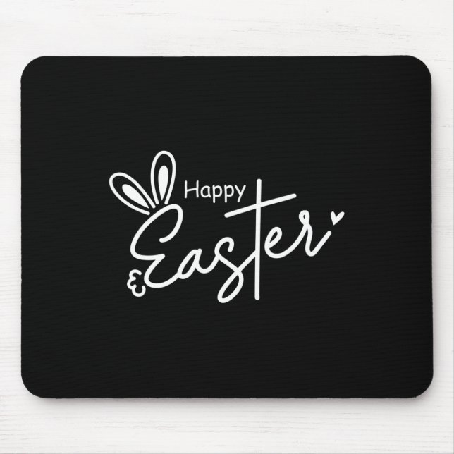 Happy Oaster Christlich Cross Ostersonne 1 Mousepad (Vorne)