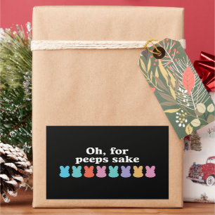 Happy Oaster Christlicher Religiöser Karneval Rechteckiger Aufkleber