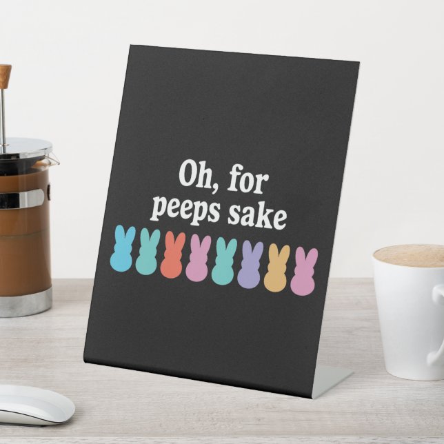 Happy Oaster Christlicher Religiöser Karneval Sockelschild (In SItu)