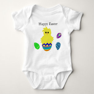 Happy Oaster Colorful Chick Eggs Baby Strampler