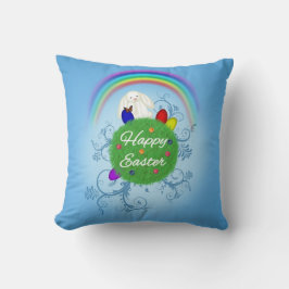 Happy Oaster Colorful Planet Kissen