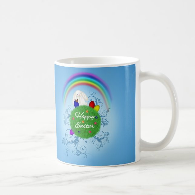 Happy Oaster Colorful Planet Tasse (Rechts)
