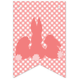Happy Oaster - Coral Oaster Bunnies Wimpelkette