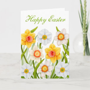 Happy Oaster Daffodils Card Feiertagskarte