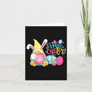 Happy Oaster Day Bunny Spring Gnome Ostereier Jung Karte