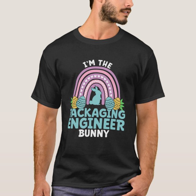 Happy Oaster Day I bin der Packaging Engineer Bunn T-Shirt (Vorderseite)