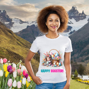 Happy Oaster Day - Kawai Baby Rabbit T-Shirt