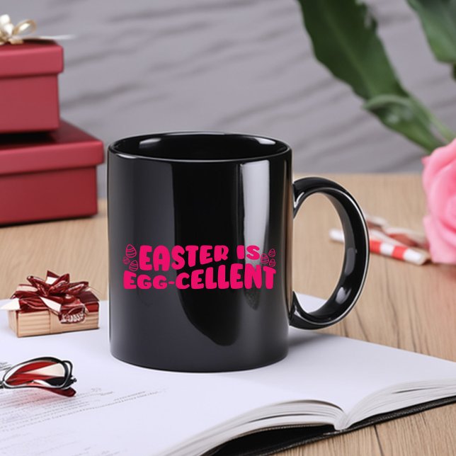 Happy Oaster Day - Niedliche Eier Zweifarbige Tasse (Von Creator hochgeladen)